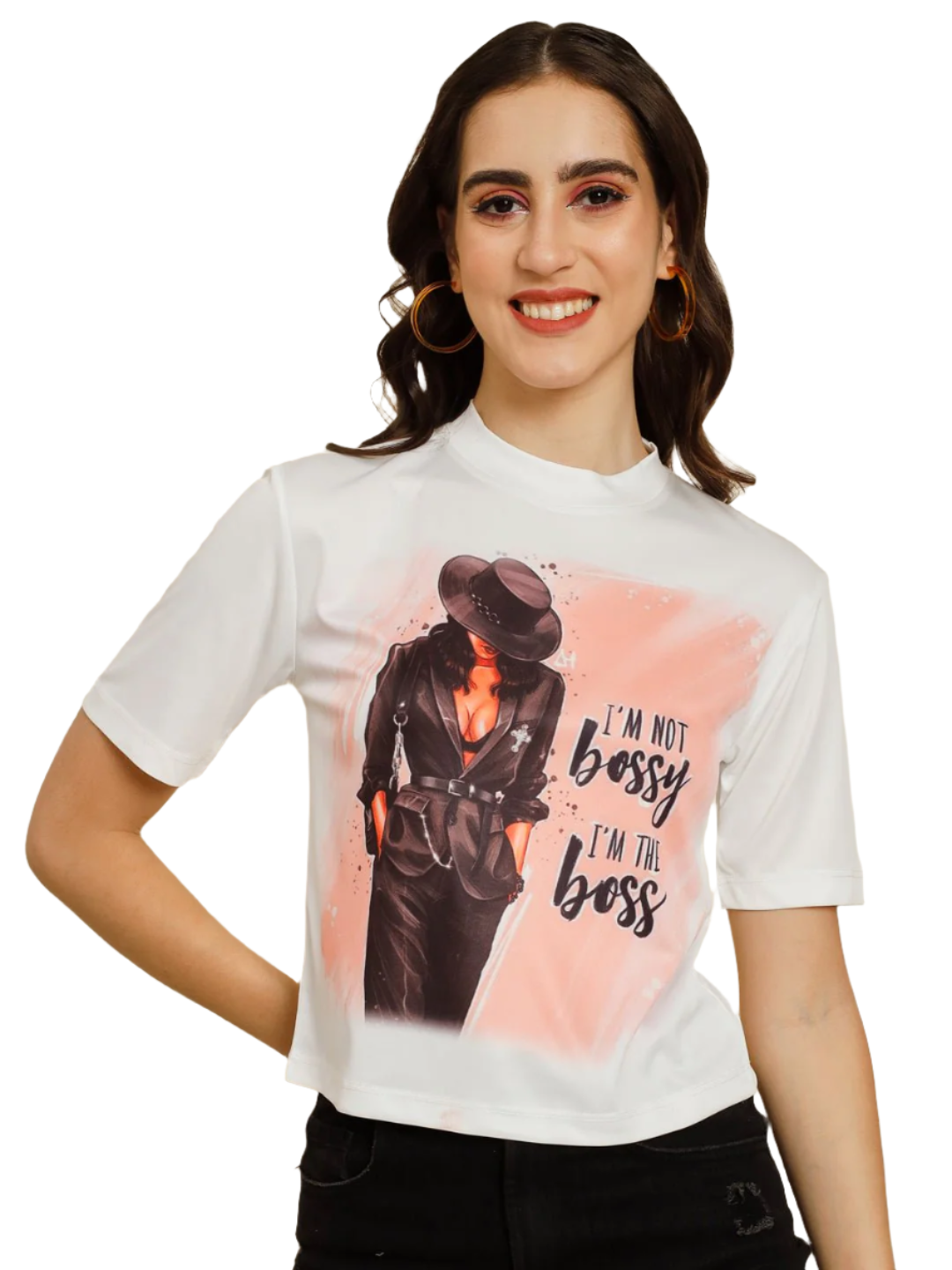 TANDUL Printed Women Round Neck Multicolor T-Shirt