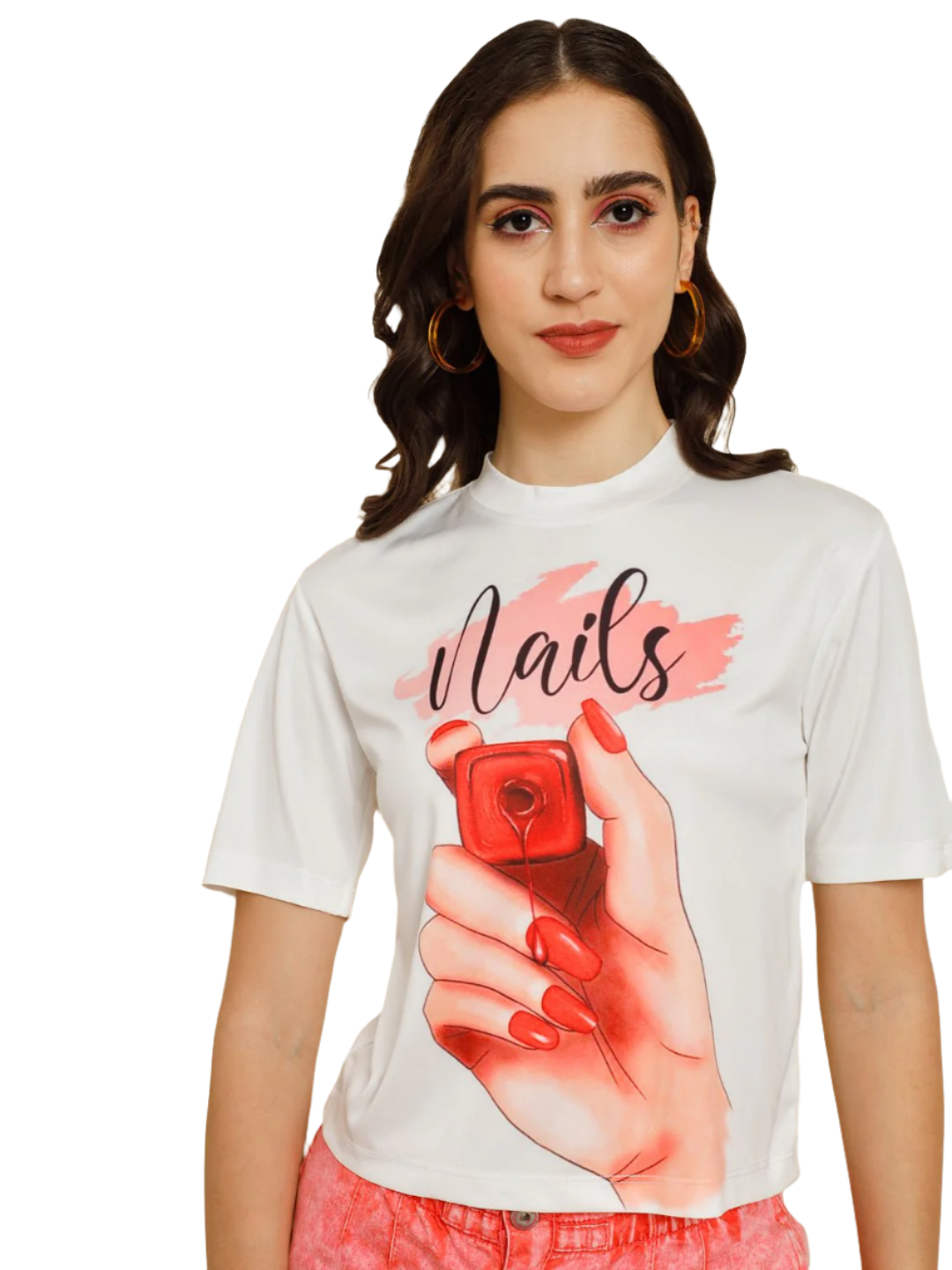 TANDUL Printed Women Round Neck Multicolor T-Shirt