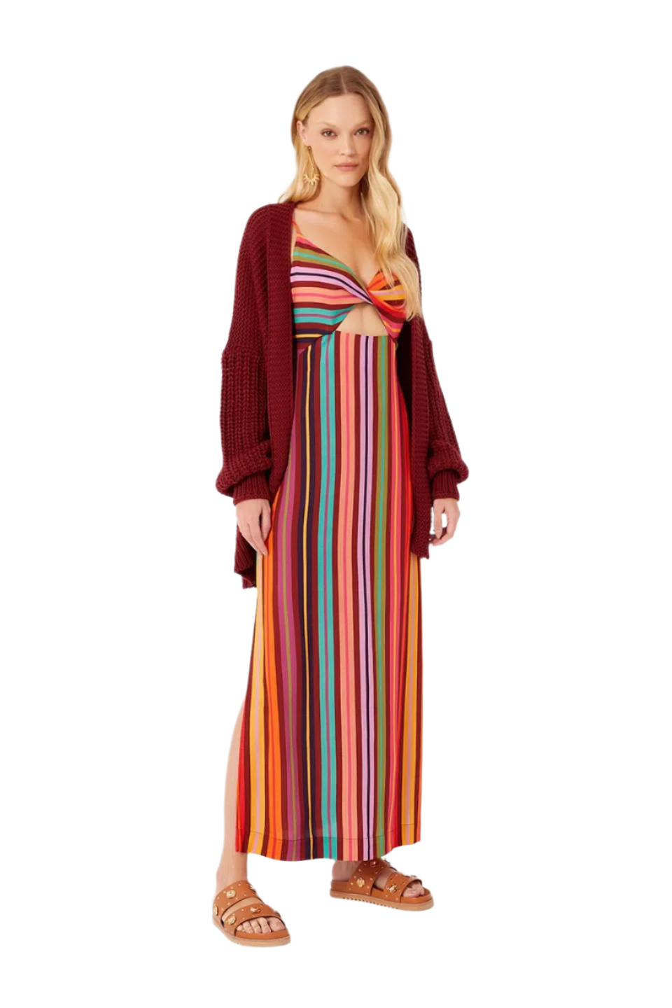 Women Bodycon Multicolor Dress