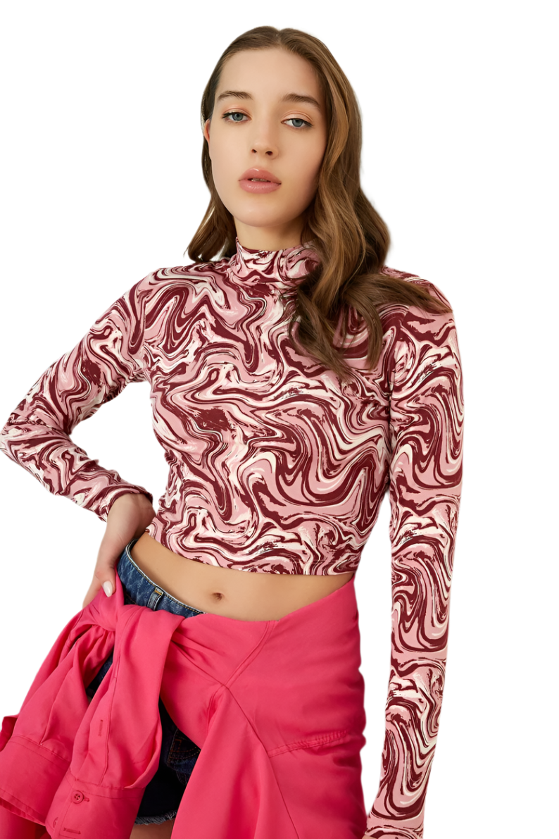 TANDUL Casual Regular Sleeves Printed Women Multicolor Top