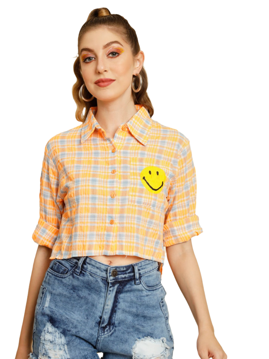 TANDUL Women Regular Fit Printed Built-up Collar Casual Shirt