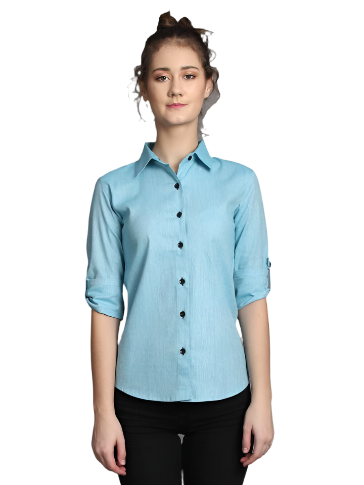Stacked Flame Women Regular Fit Self Design Casual Shirt