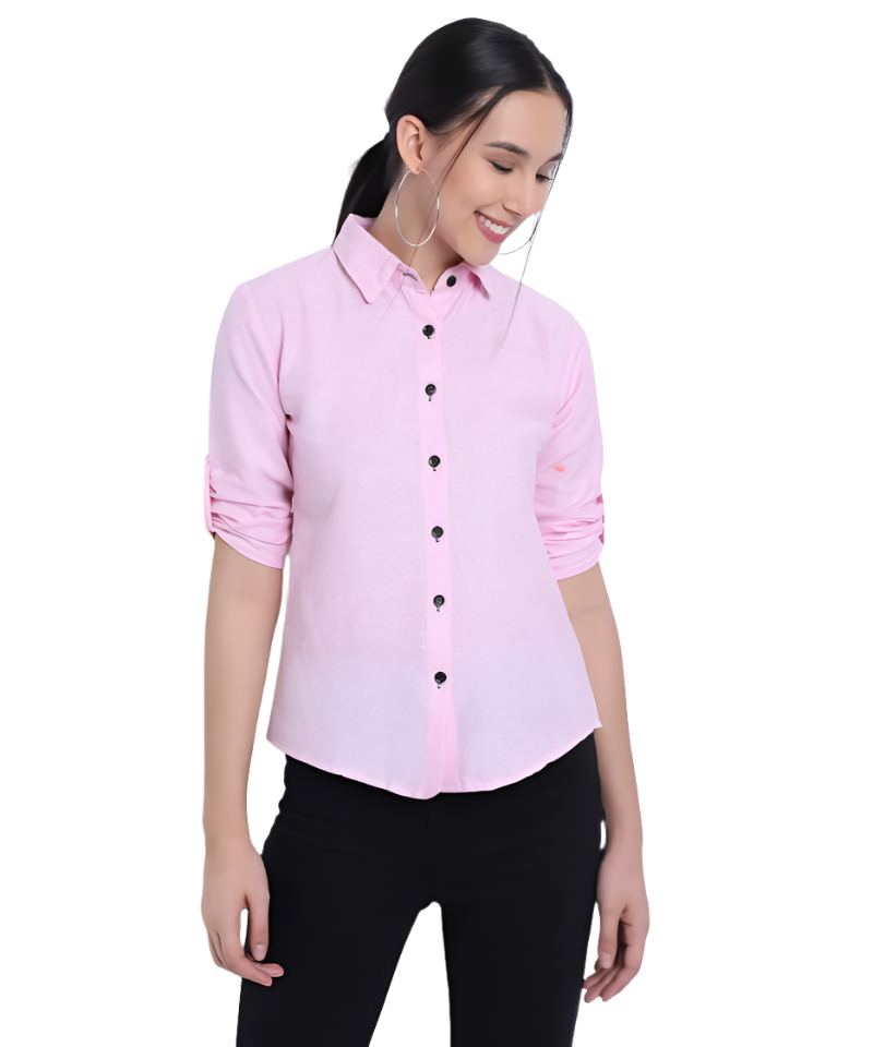 Stacked Flame Women Regular Fit Self Design Casual Shirt