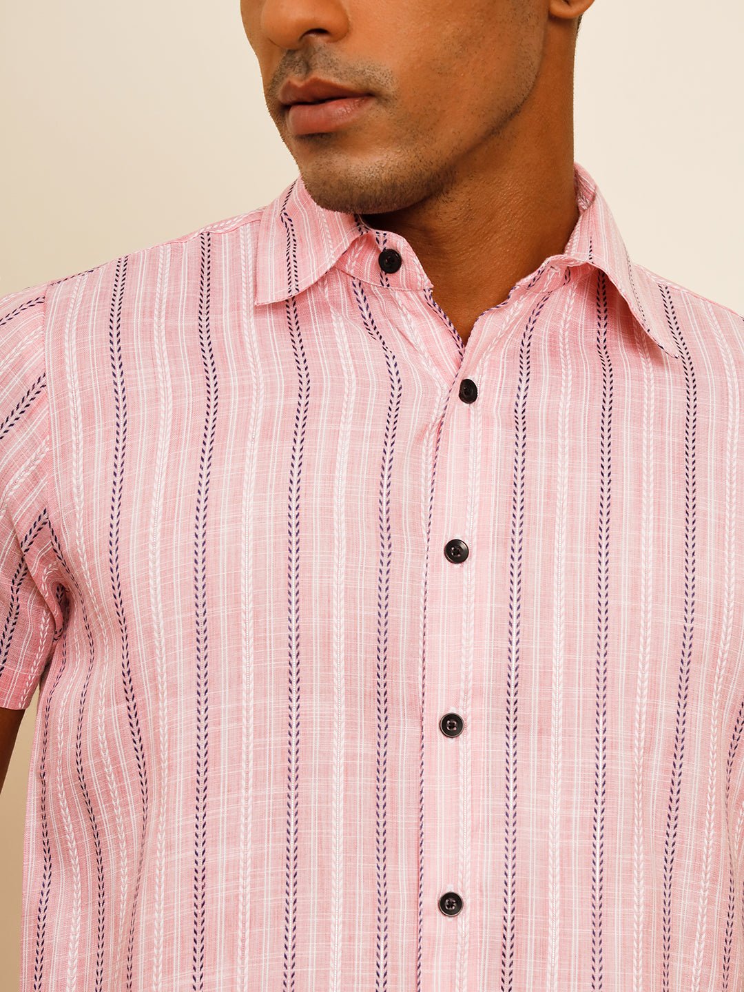 TANDUL Men Regular Fit Printed Built-up Collar Casual Shirt