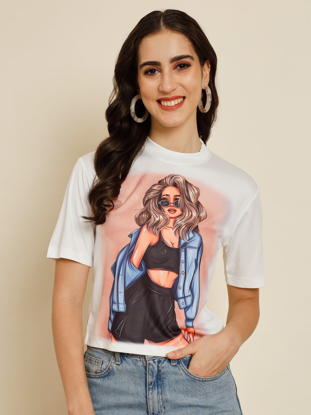 TANDUL Casual Printed Women Multicolor Top