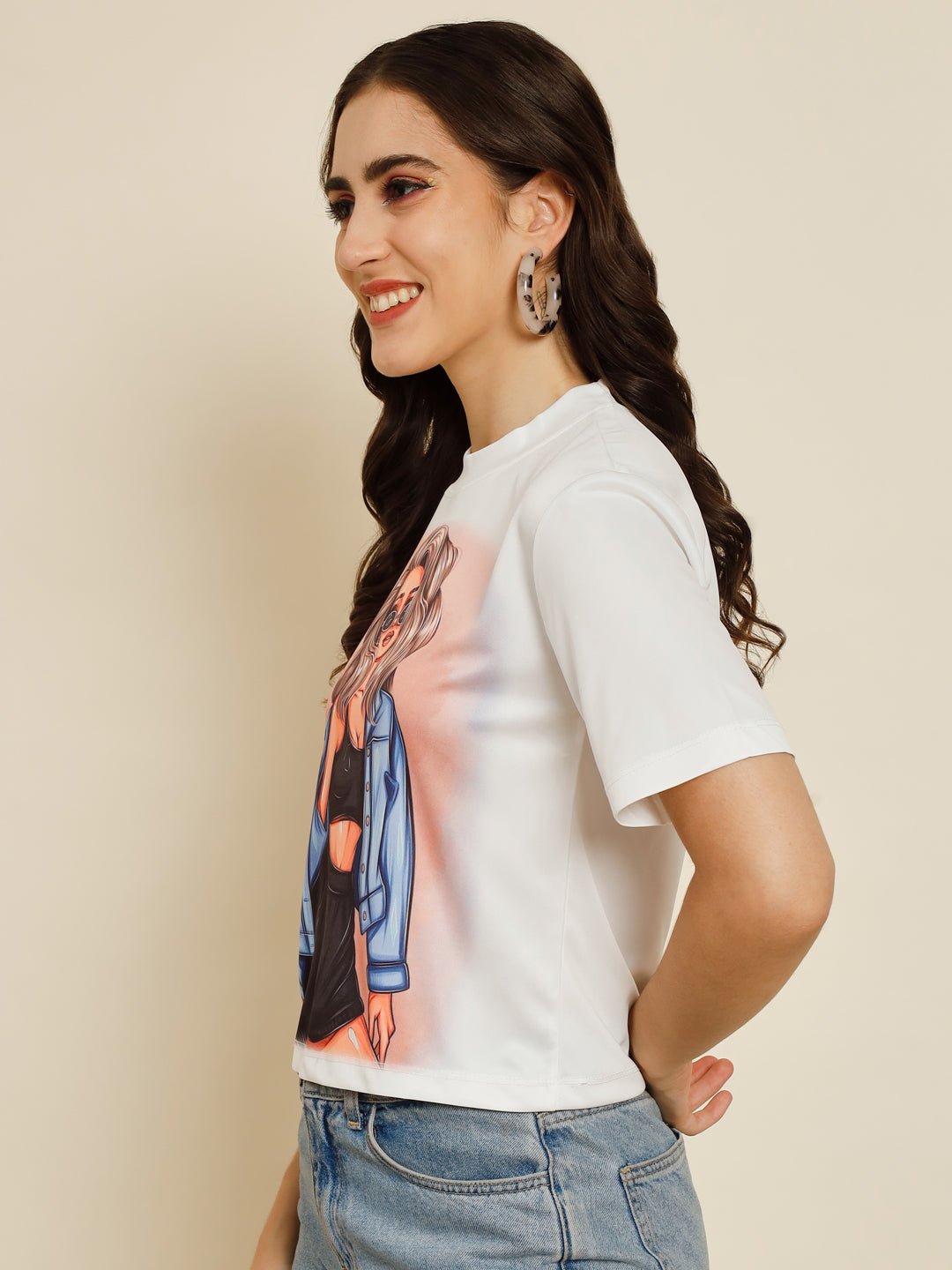 TANDUL Casual Printed Women Multicolor Top
