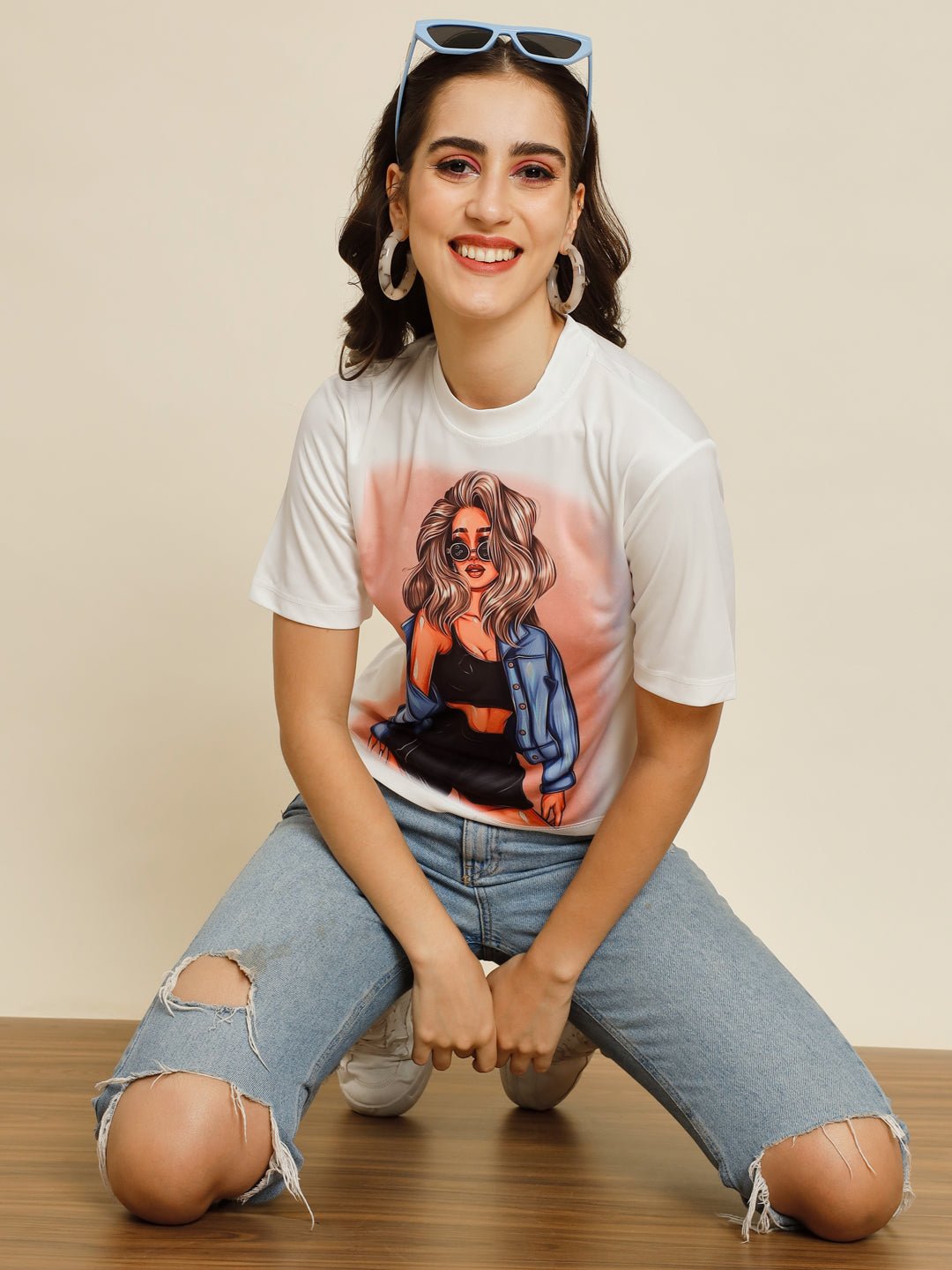 TANDUL Casual Printed Women Multicolor Top