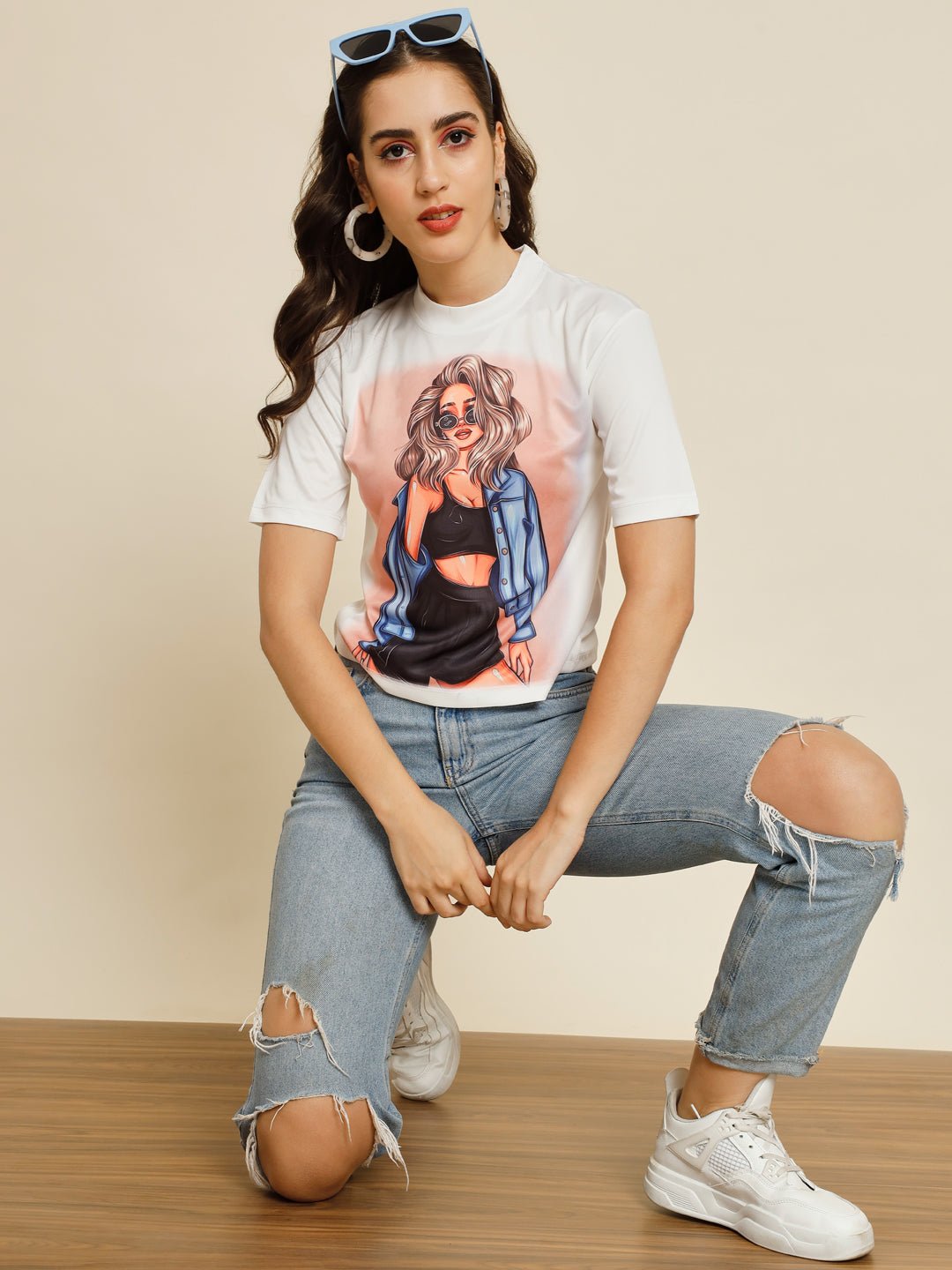 TANDUL Casual Printed Women Multicolor Top