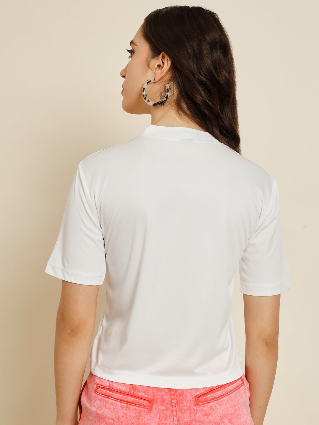 Stacked FLame Casual Printed Women Multicolor Top
