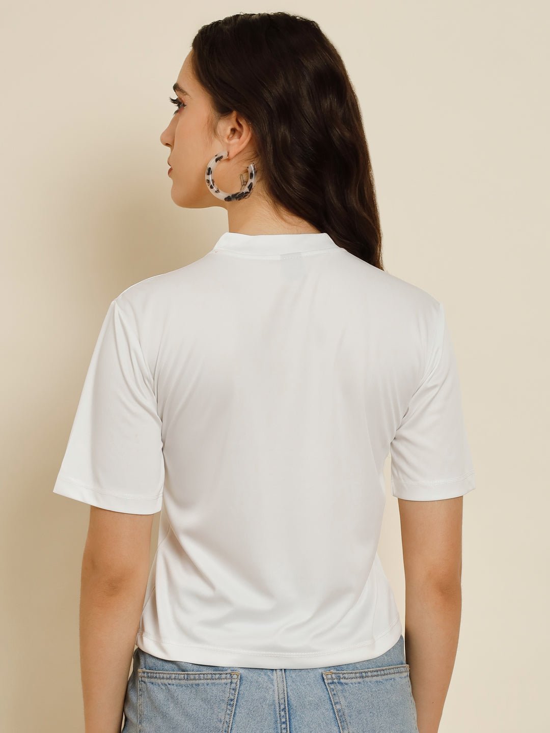 Stacked Flame Casual Printed Women Multicolor Top