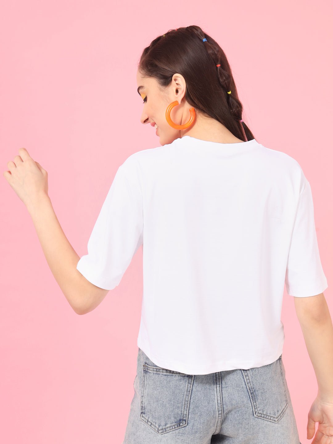 Stacked Flame Casual Printed Women Multicolor Top