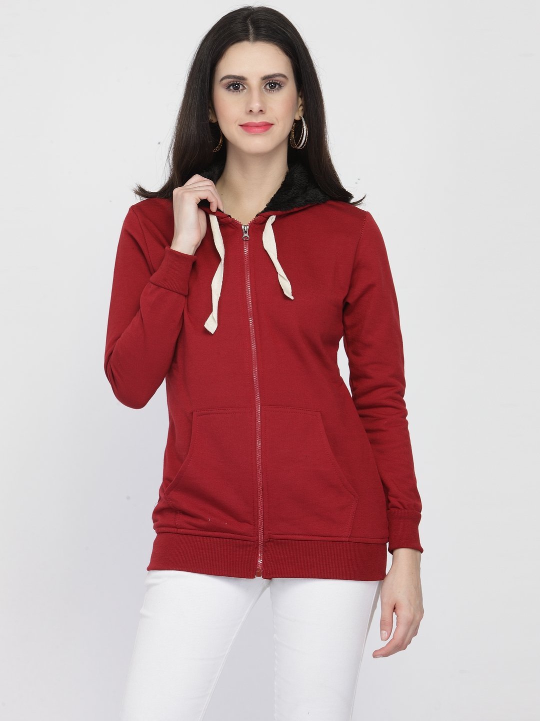 ZARVEY Full Sleeve Solid Women Jacket