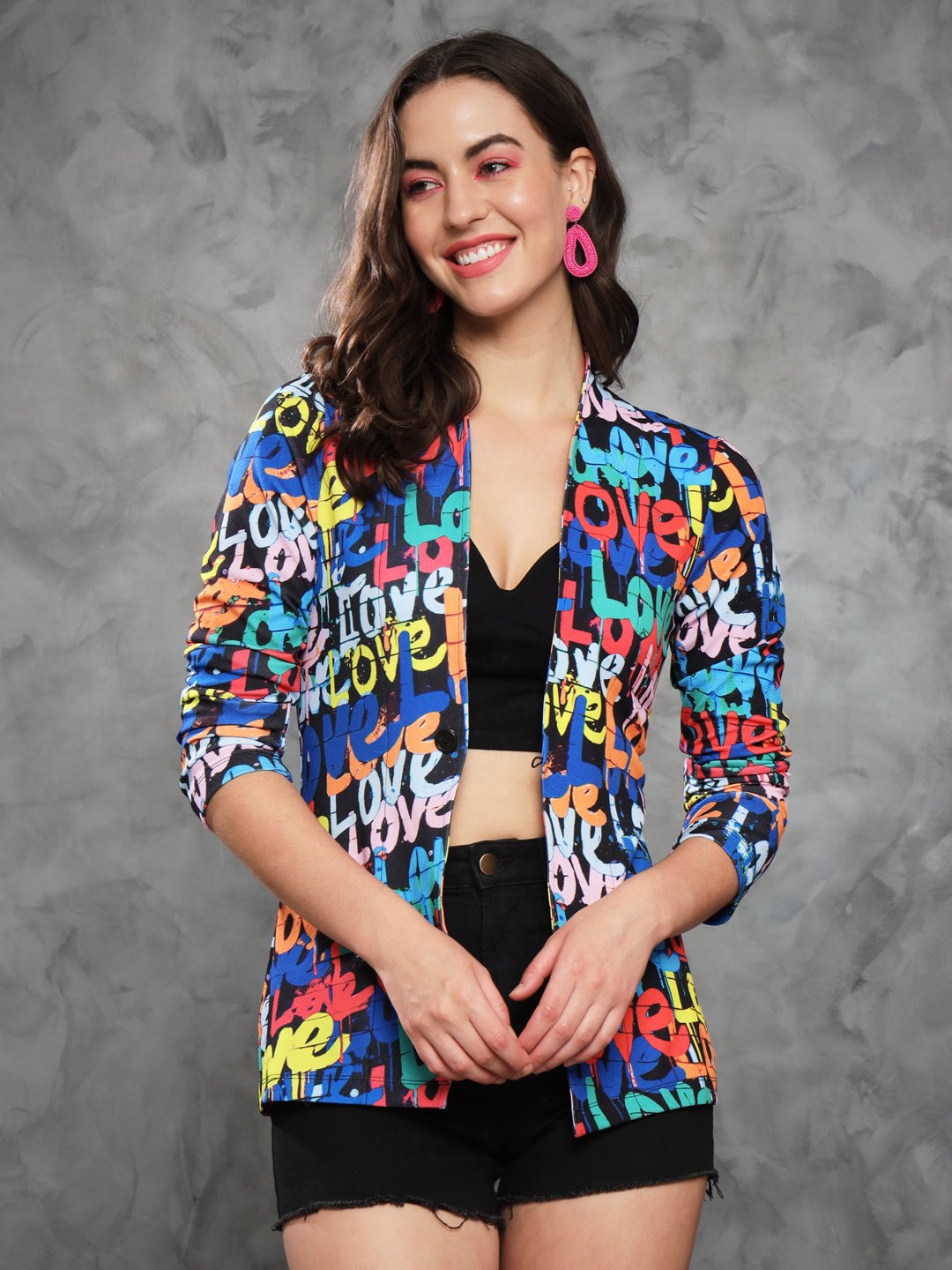 TANDUL Lycra Coat For Women