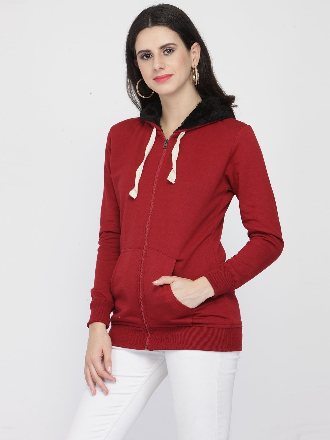ZARVEY Full Sleeve Solid Women Jacket