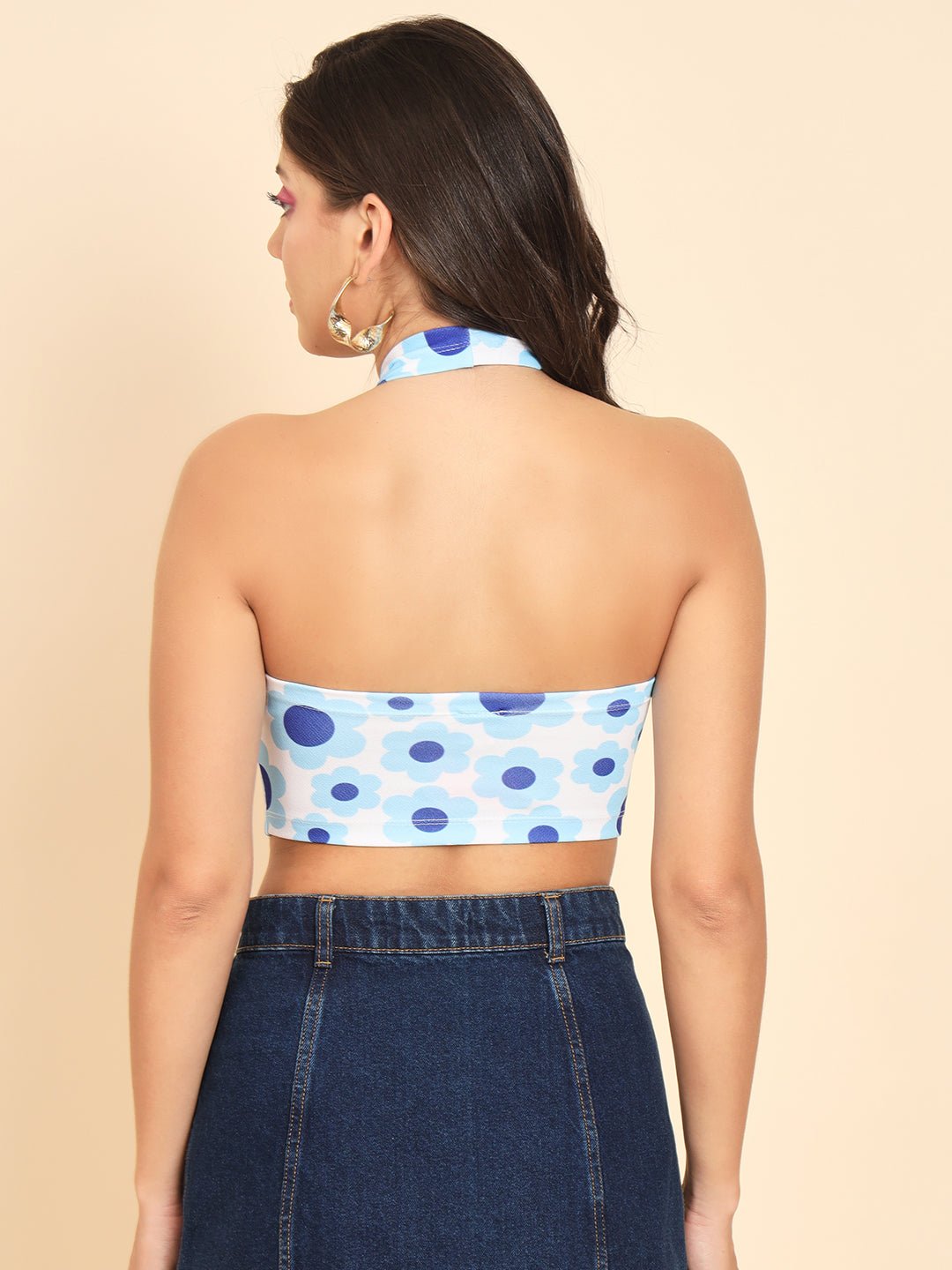 Stacked Flame Casual Sleeveless Printed Women Multicolor Top