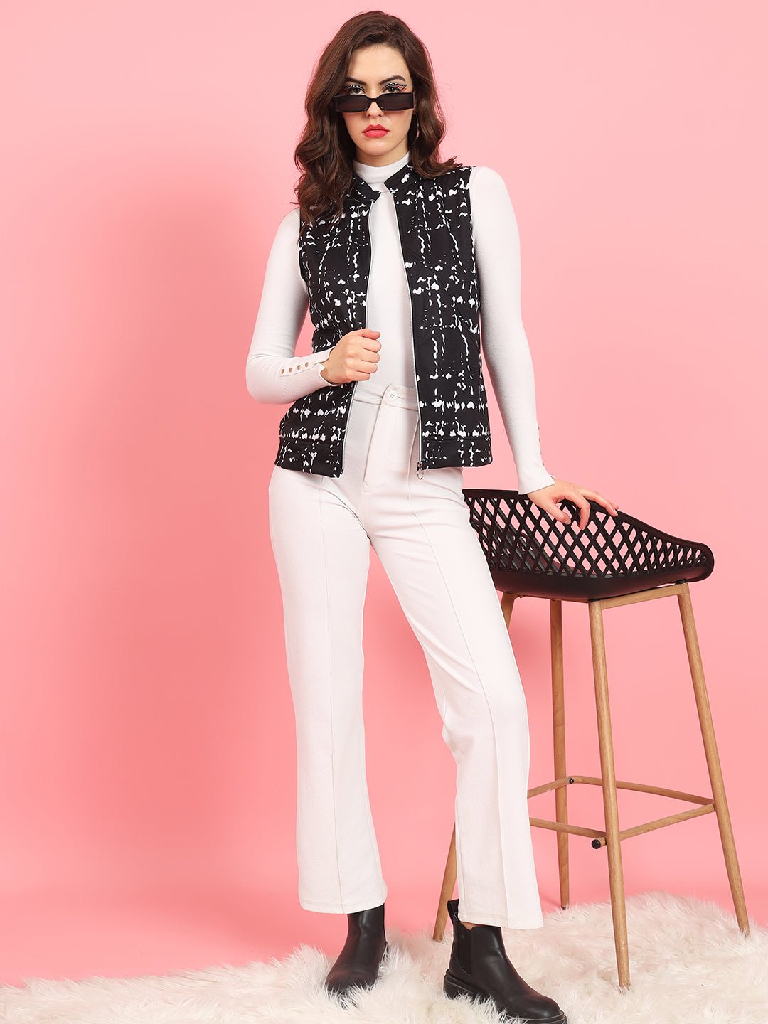 TANDUL Women Printed Casual Jacket