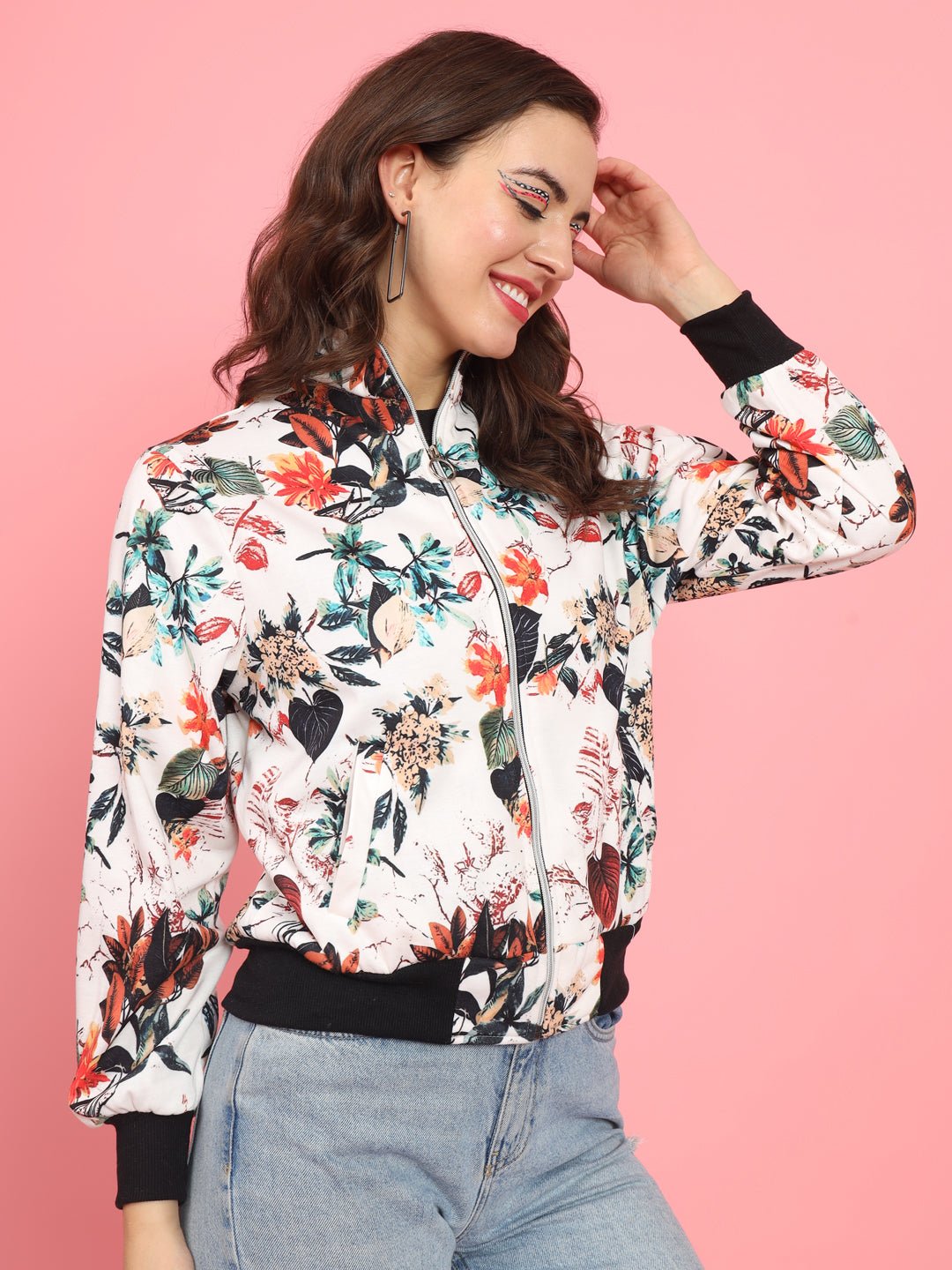 TANDUL Women Printed Casual Jacket