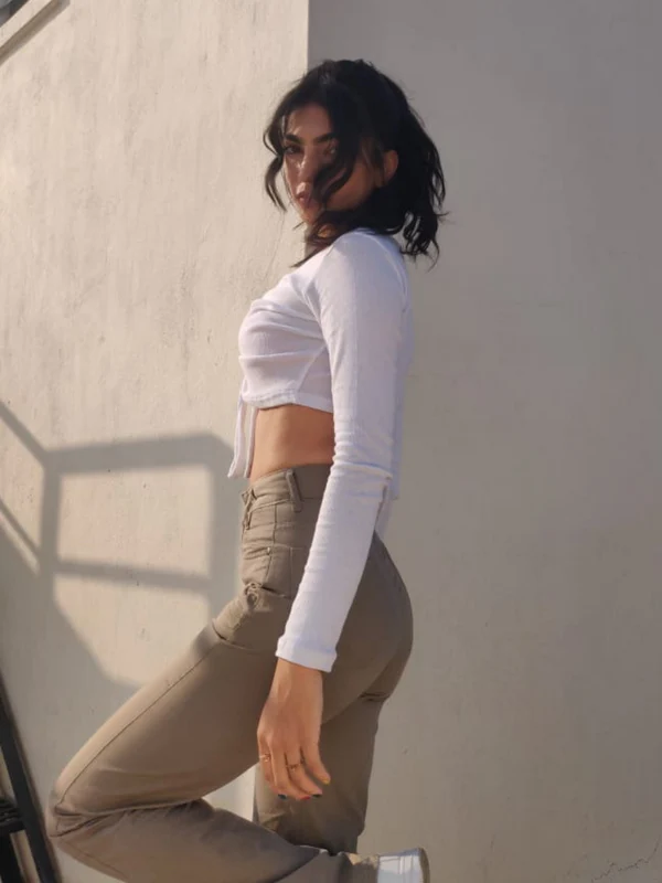TANDUL Casual Solid Women White Top
