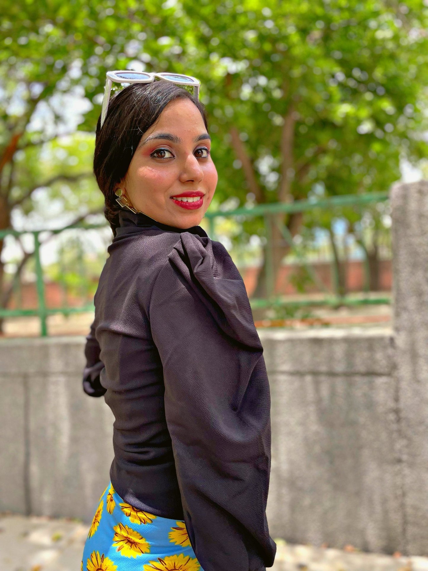 TANDUL Casual Regular Sleeves Solid Women Black Top