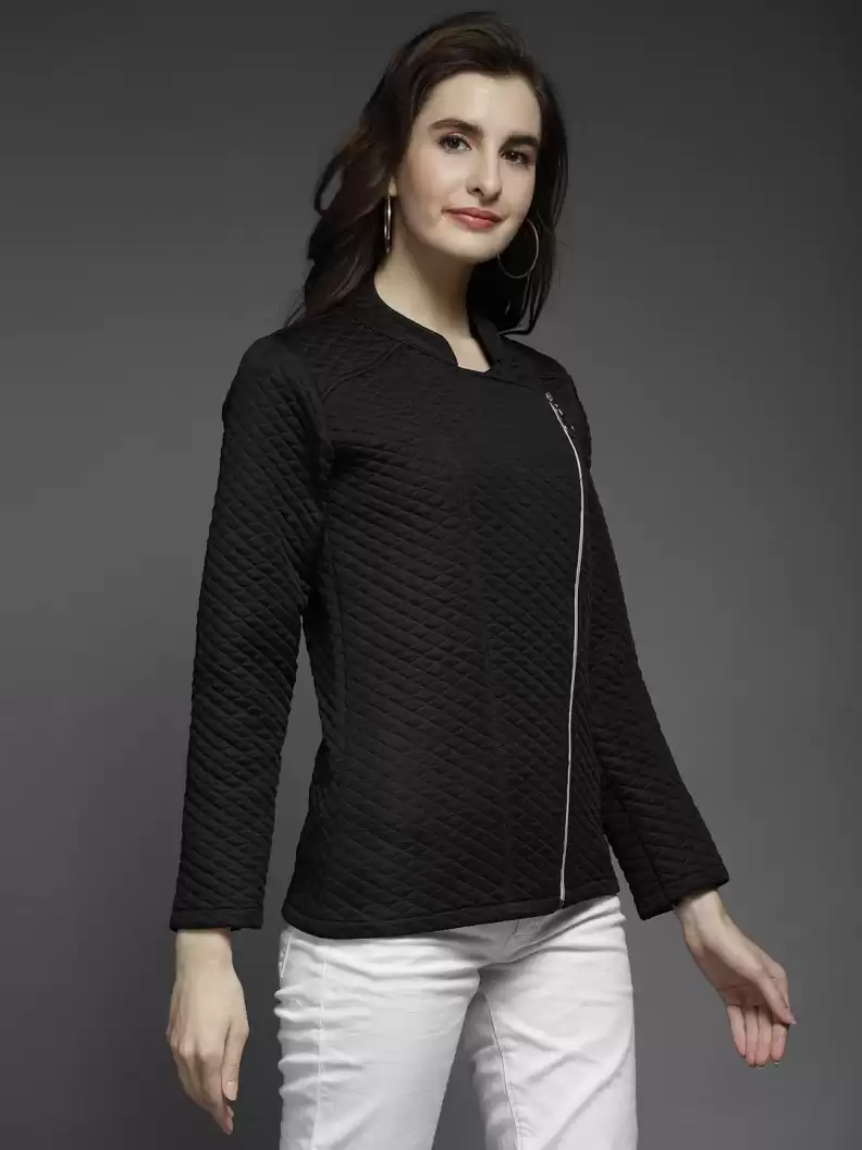 TANDUL Full Sleeve Solid Women Jacket