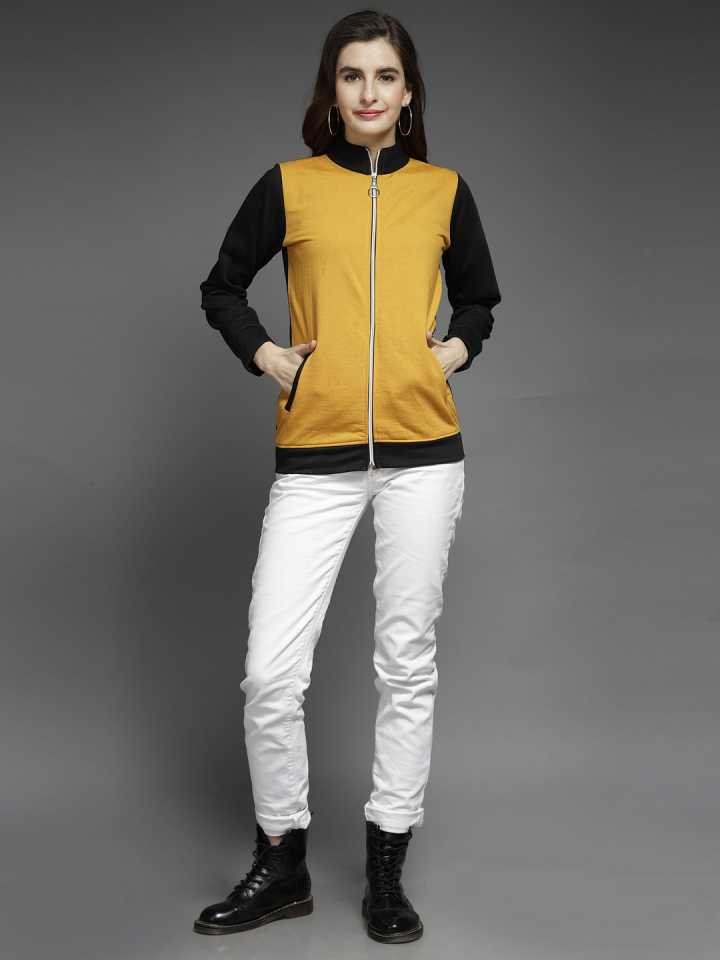 TANDUL Full Sleeve Colorblock Women Casual Jacket