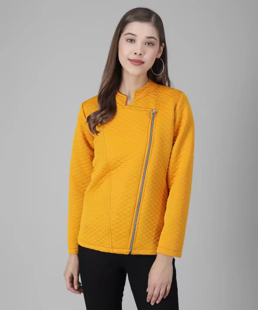 TANDUL Full Sleeve Solid Women Jacket