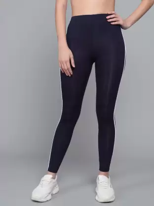 TANDUL Ankle Length Western Wear Legging (Blue, Solid)