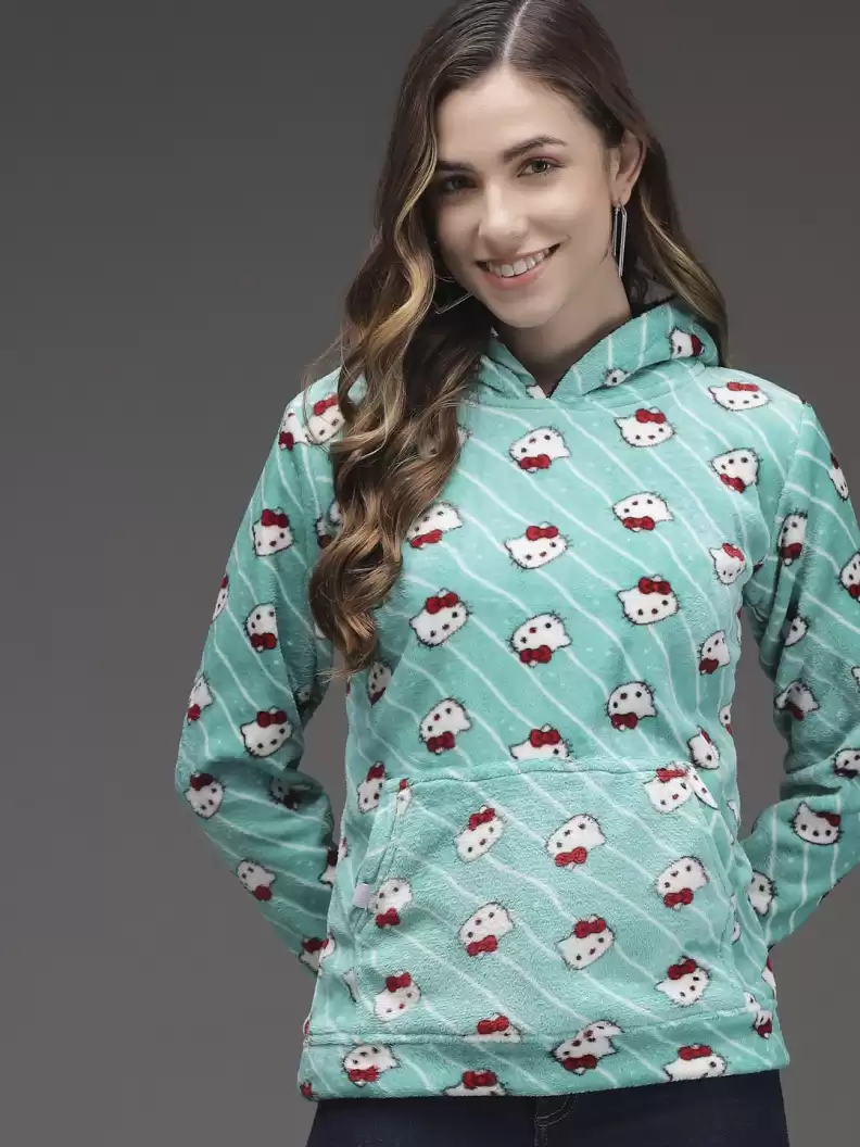 TANDUL Full Sleeve Printed Women Sweatshirt