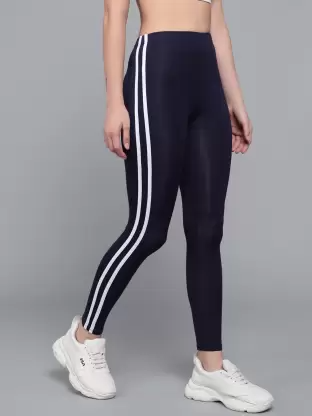 TANDUL Ankle Length Western Wear Legging (Blue, Solid)