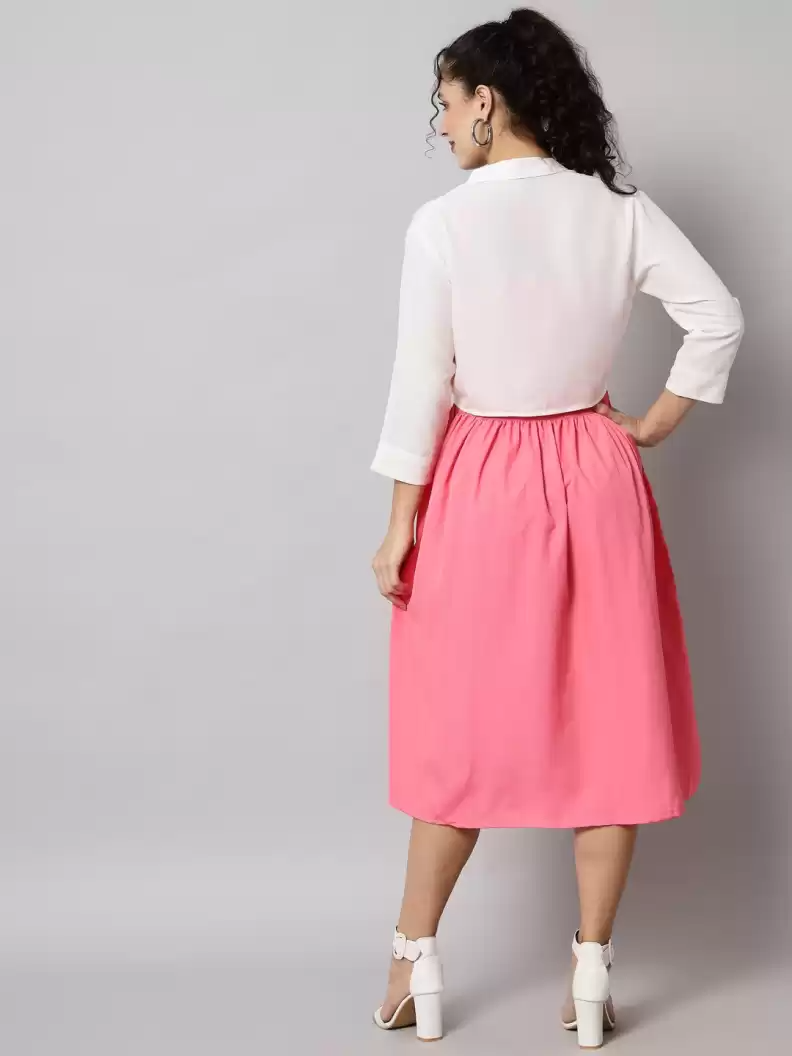 TANDUL Women Fit and Flare Multicolor Dress