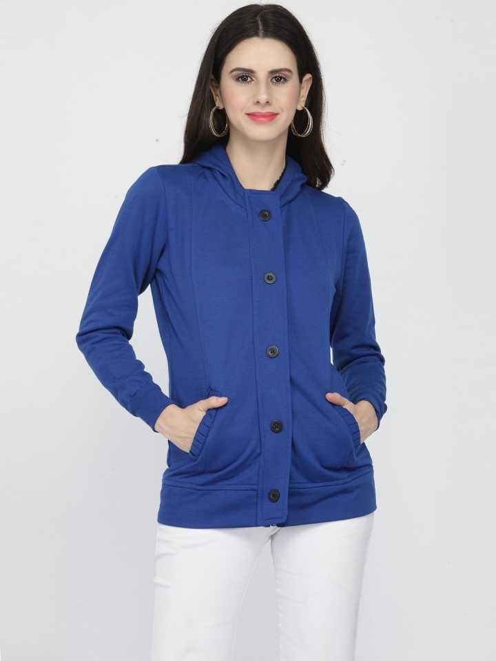 TANDUL Full Sleeve Solid Women Jacket