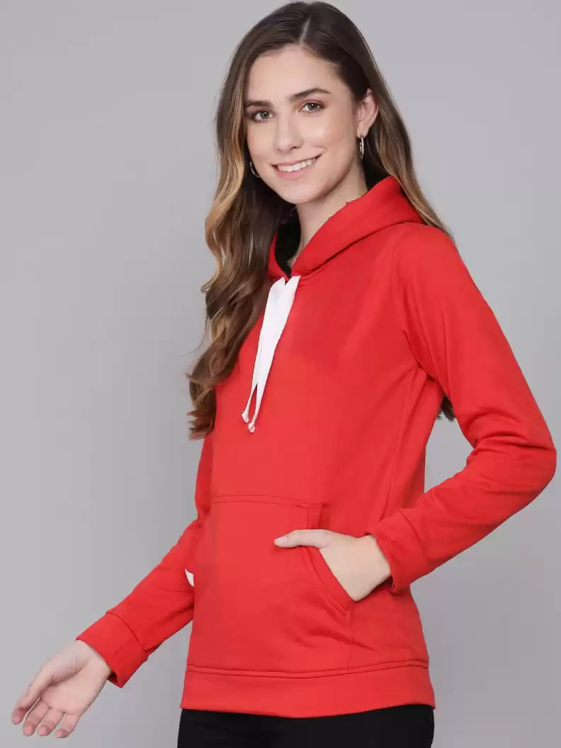 TANDUL Full Sleeve Solid Women Sweatshirt