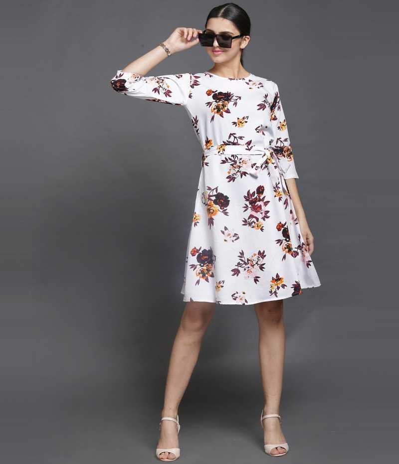 TANDUL Women A-line Multicolor Dress
