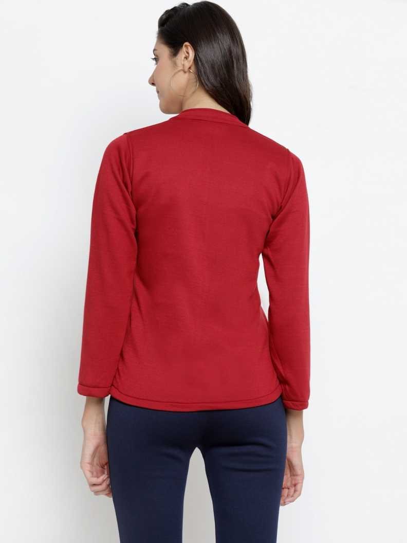 TANDUL Full Sleeve Solid Women Jacket Special price
