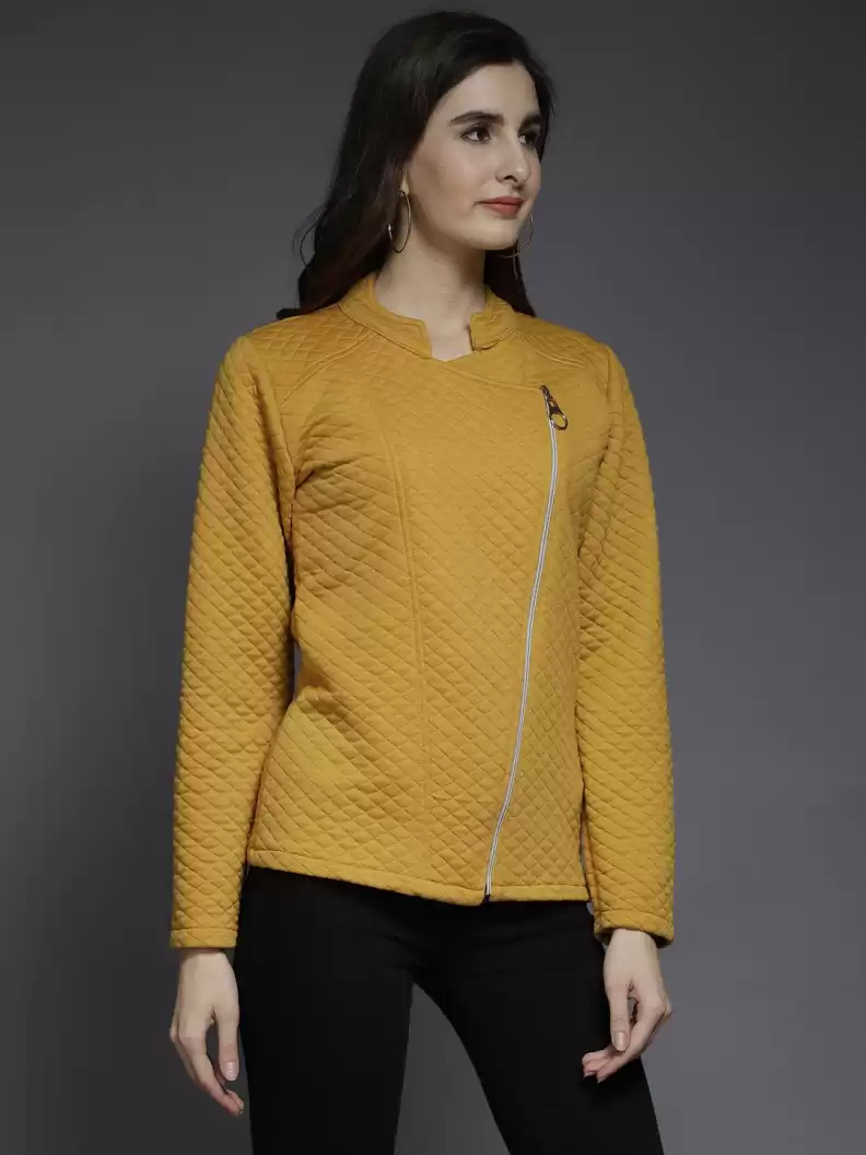 TANDUL Full Sleeve Solid Women Jacket
