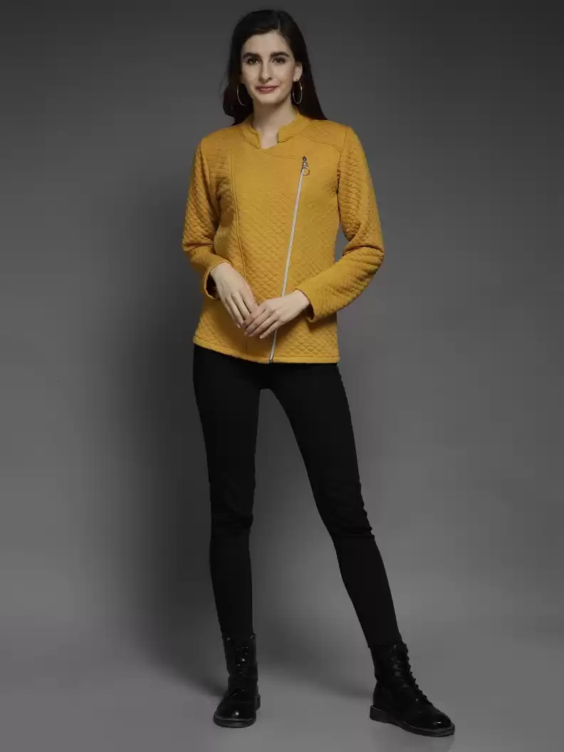 TANDUL Full Sleeve Solid Women Jacket