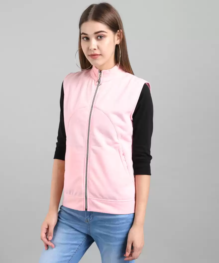 TANDUL Sleeveless Solid Women Jacket