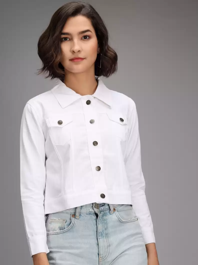 TANDUL Full Sleeve Solid Women Jacket
