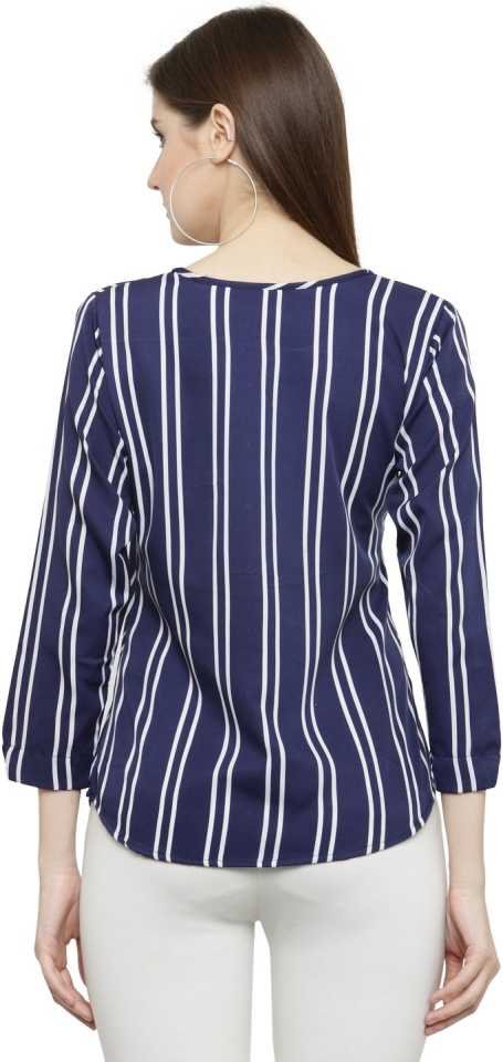 TANDUL Casual Regular Sleeves Solid Women Multicolor Top