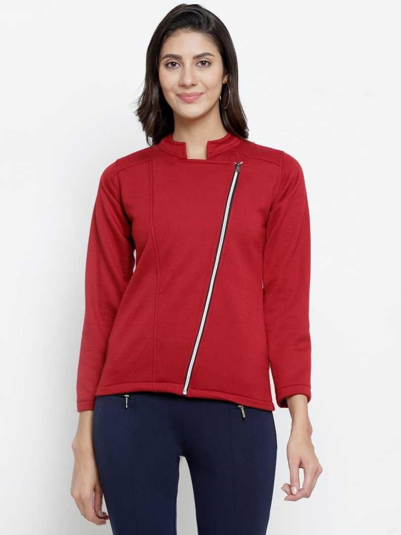 TANDUL Full Sleeve Solid Women Jacket Special price