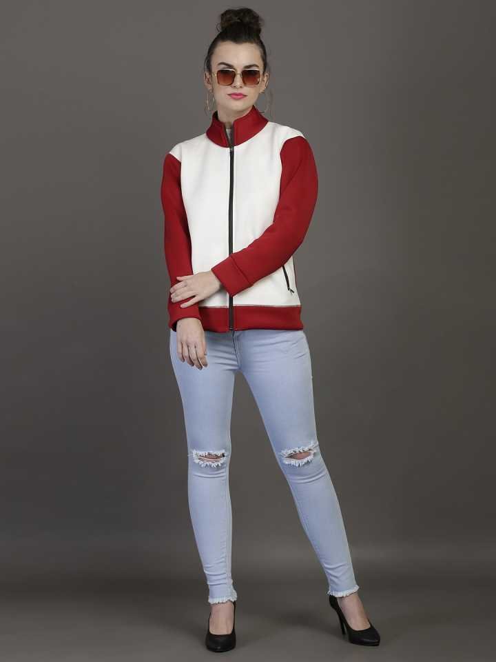 TANDUL Full Sleeve Color Block Women Jacket