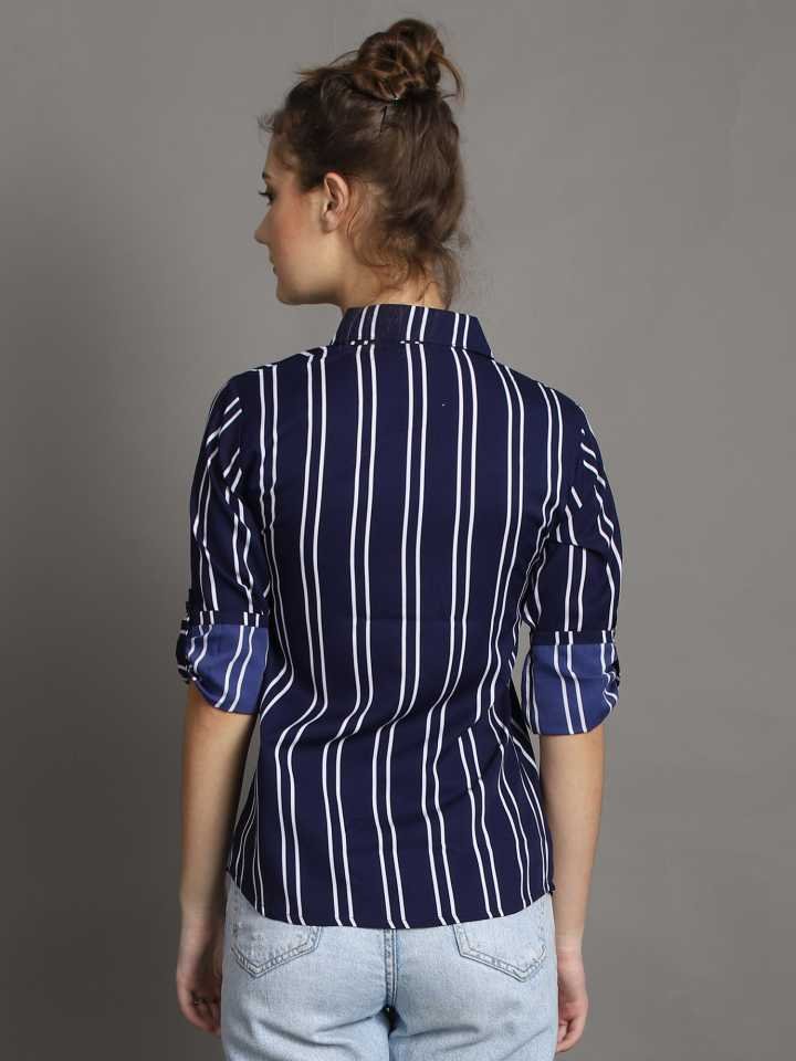 TANDUL INSTA Women Regular Fit Printed Formal Shirt