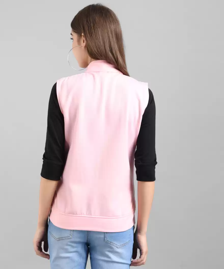 TANDUL Sleeveless Solid Women Jacket