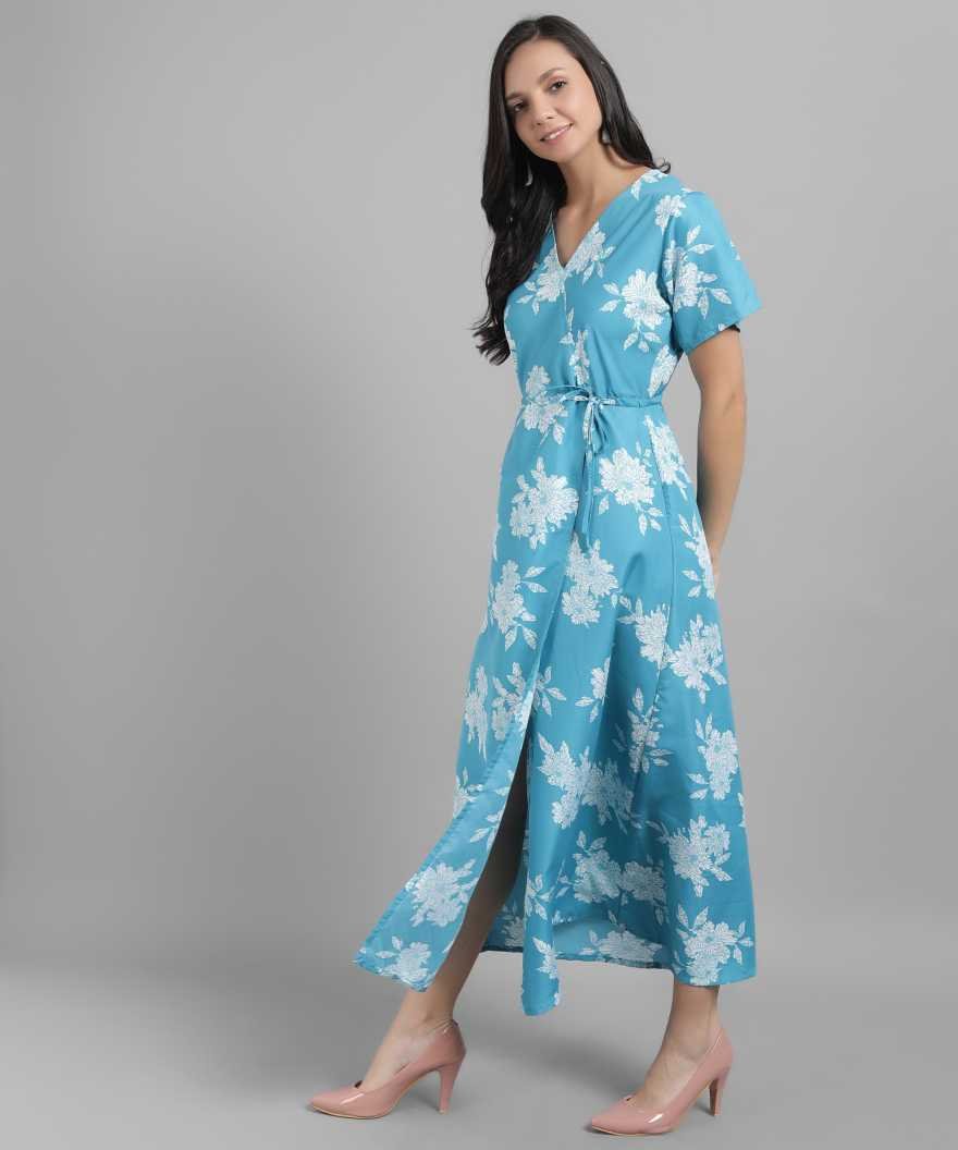 Women Maxi Multicolor Dress