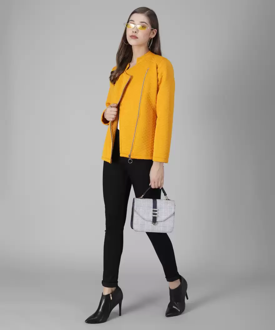 TANDUL Full Sleeve Solid Women Jacket