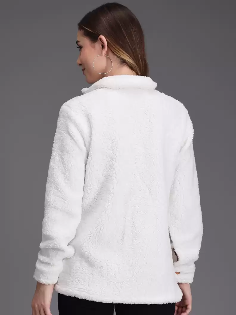 TANDUL Full Sleeve Solid Women Casual Jacket