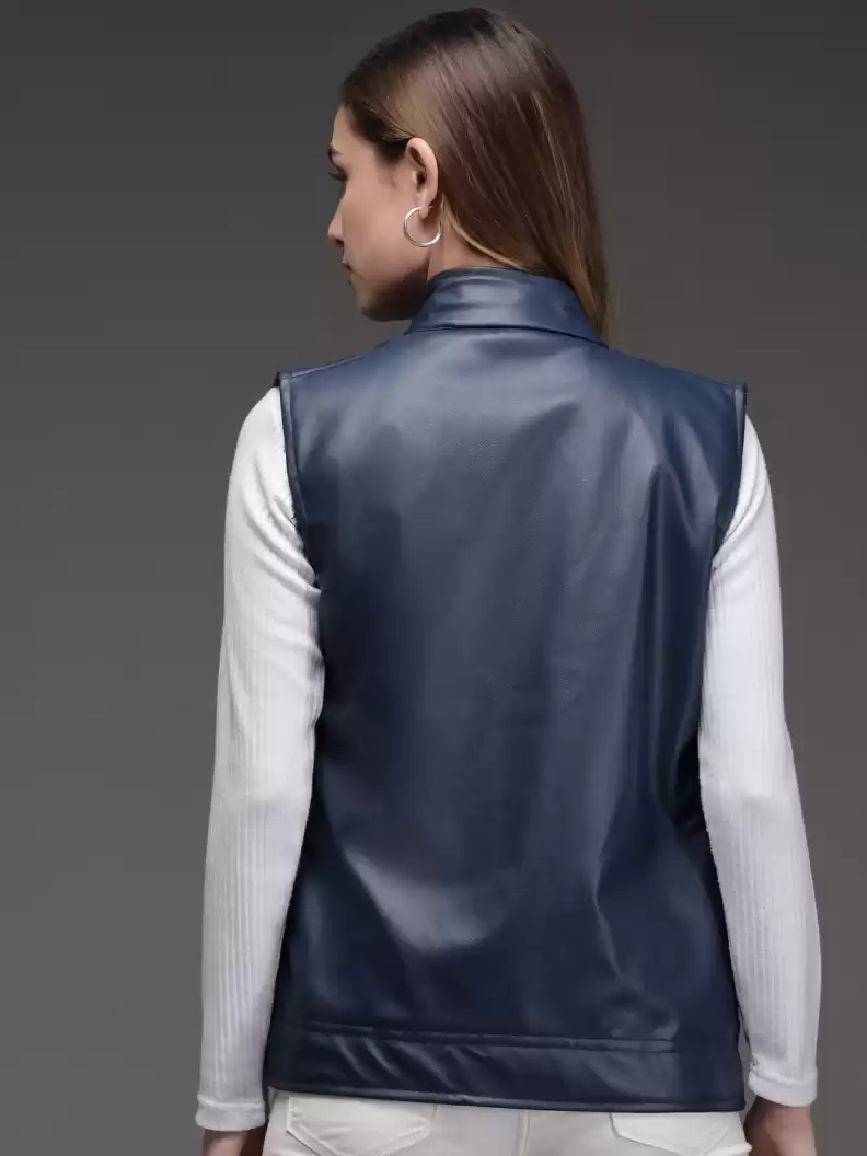 TANDUL Sleeveless Solid Women Casual Jacket