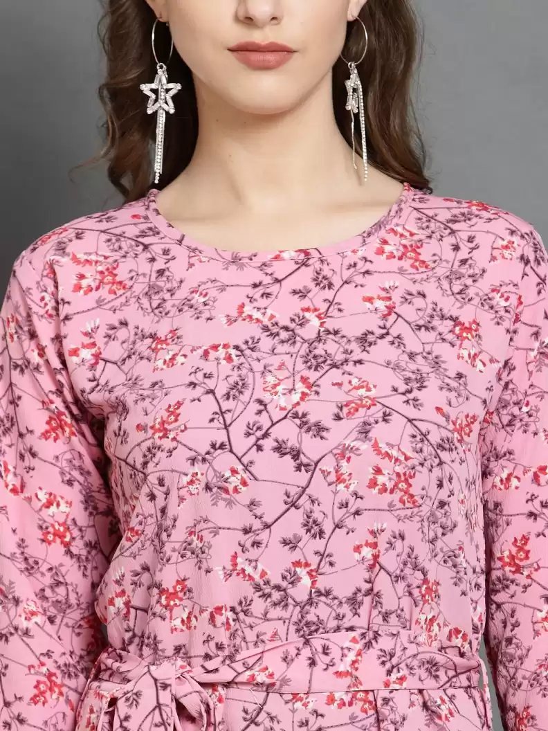 TANDUL Women Fit and Flare Multicolor Dress