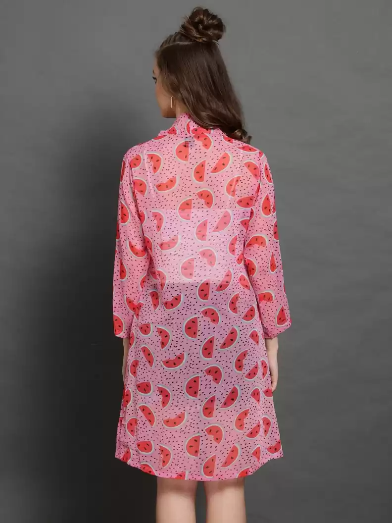 TANDUL Women 3/4th Sleeve Multicolor Shrug