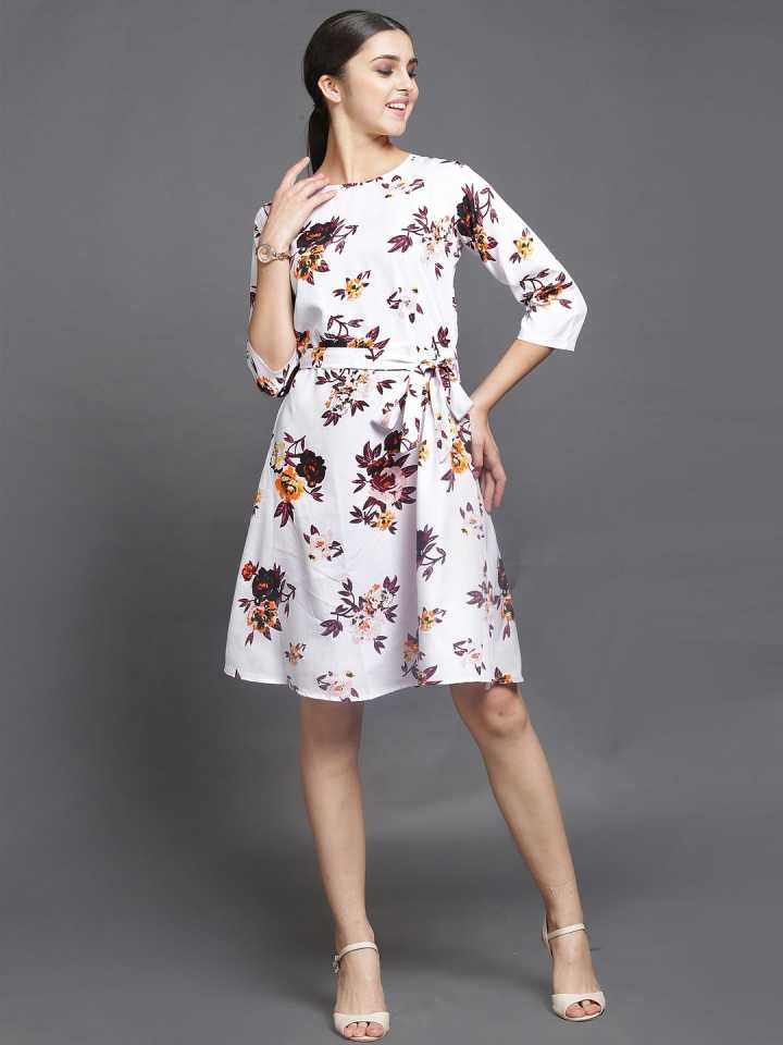 TANDUL Women A-line Multicolor Dress